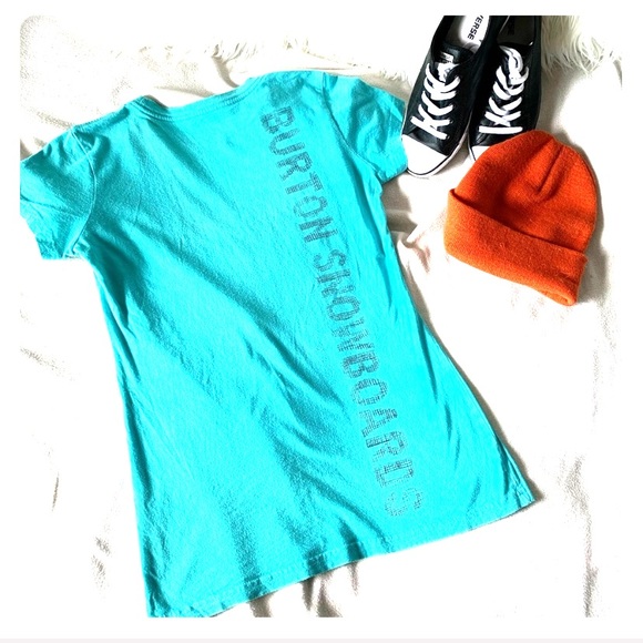 Burton Tops - Burton Snowboarding 100% Cotton T-Shirt